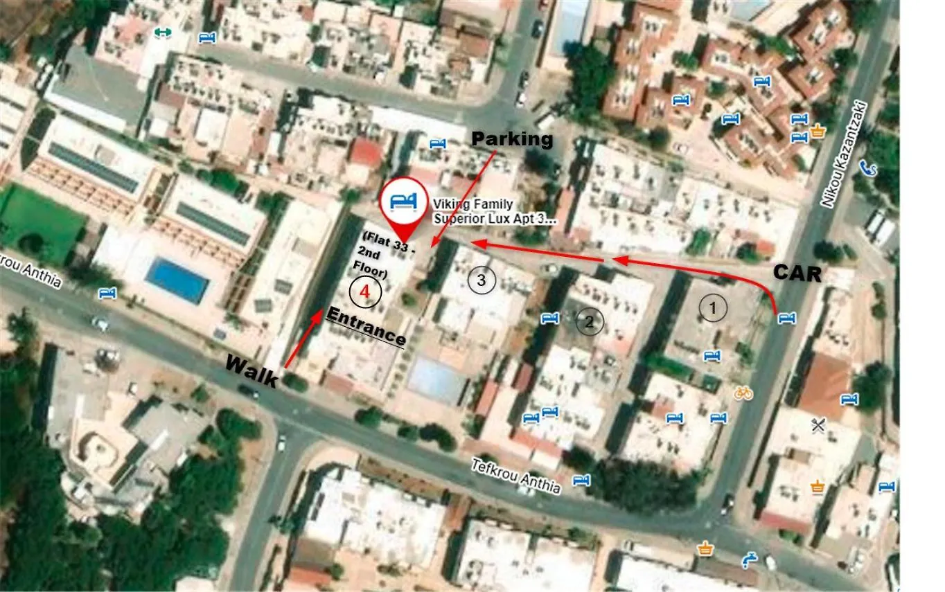Viking Family Superior Lux Apartment Ayia Napa 0*,